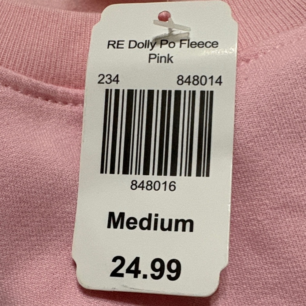 Pink Fleece Sweatshirt